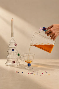 Christmas Tales Clear Glass Glassware Collection