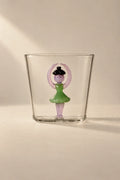 Winter Fable Clear Glass Drinking Cup