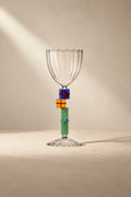 Holiday Morning Clear Glass Goblet