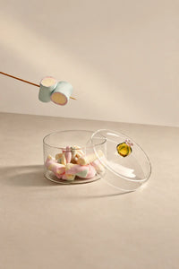 Oasis Hour Green Borosilicate Glass Set