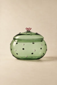 Oasis Hour Green Borosilicate Glass Set
