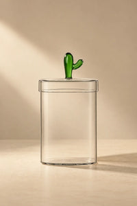 Oasis Hour Green Borosilicate Glass Set