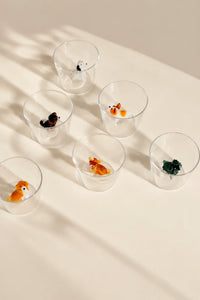 Miniature Companion Clear Glass Storage Jar