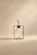 Suspended Drop Amber Glass Oil Cruet