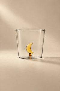 Hidden Oasis Clear Glass Tumbler