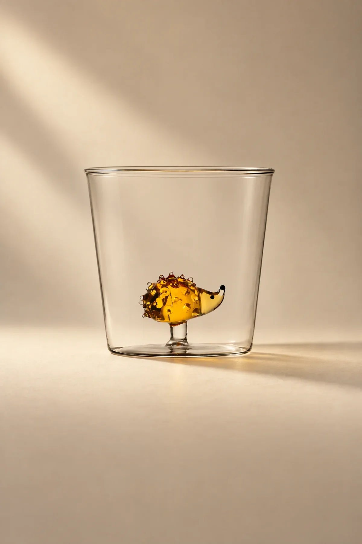 Hidden Oasis Clear Glass Tumbler