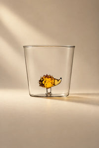 Hidden Oasis Clear Glass Tumbler