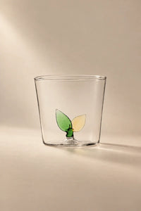 Hidden Oasis Clear Glass Tumbler