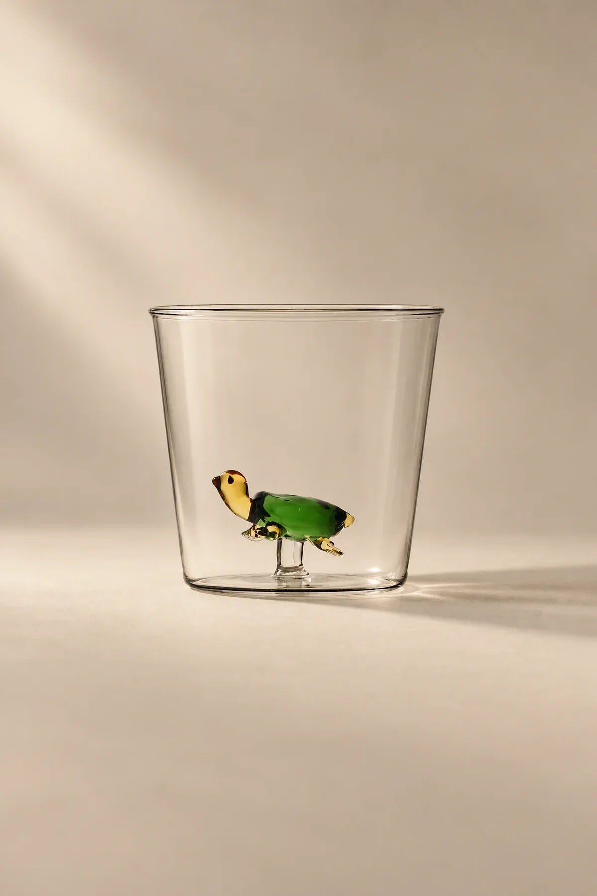 Hidden Oasis Clear Glass Tumbler