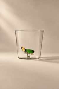 Hidden Oasis Clear Glass Tumbler