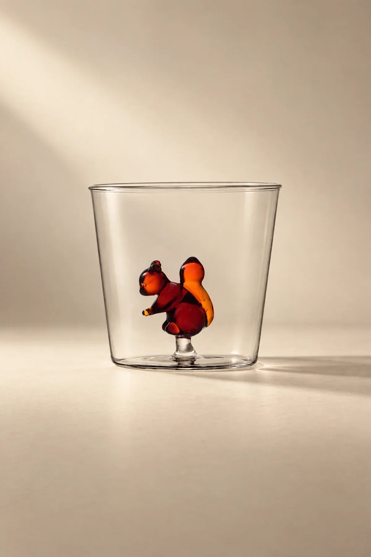 Hidden Oasis Clear Glass Tumbler