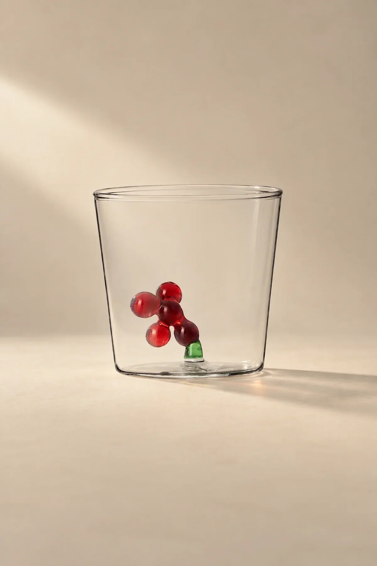 Hidden Oasis Clear Glass Tumbler