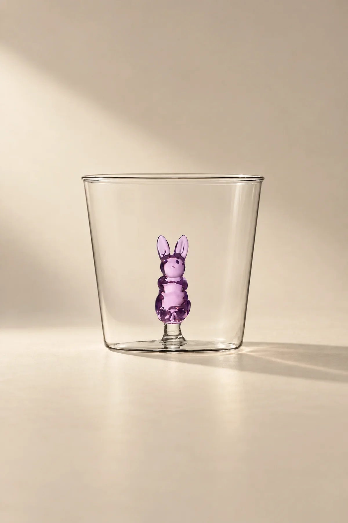 Hidden Oasis Clear Glass Tumbler