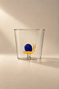 Hidden Oasis Clear Glass Tumbler