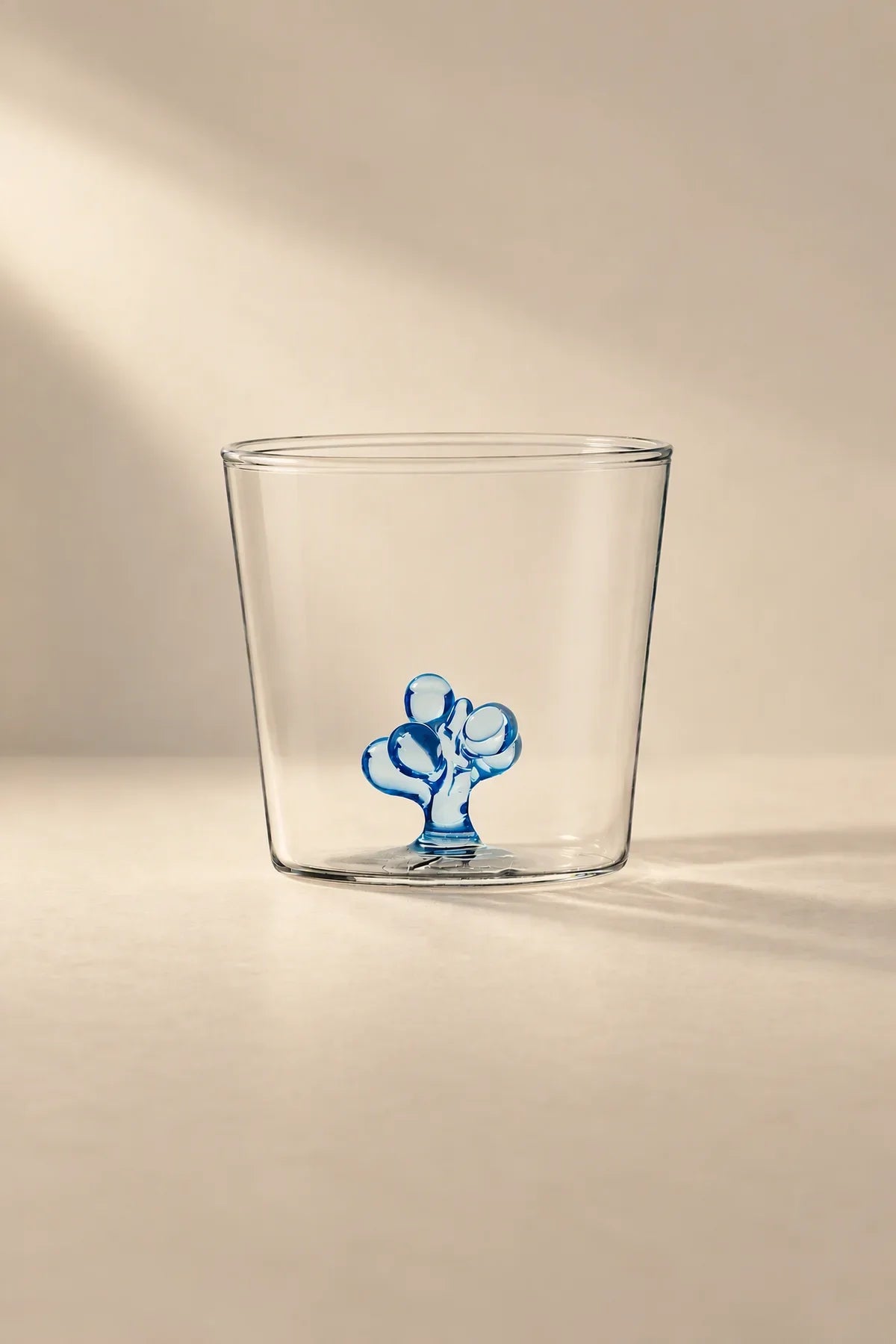Hidden Oasis Clear Glass Tumbler