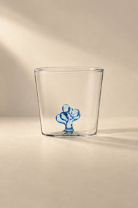 Hidden Oasis Clear Glass Tumbler