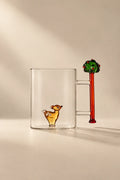 Forest Fable Clear Glass Figurine Mug