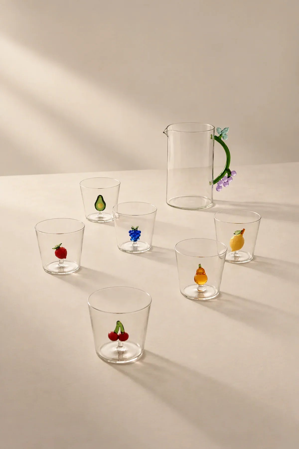 Still Life Multi-Color Borosilicate Glass Tableware Set