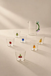 Still Life Multi-Color Borosilicate Glass Tableware Set