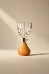 Floating Orchard Multi-Color Borosilicate Glass Dessert Bowl