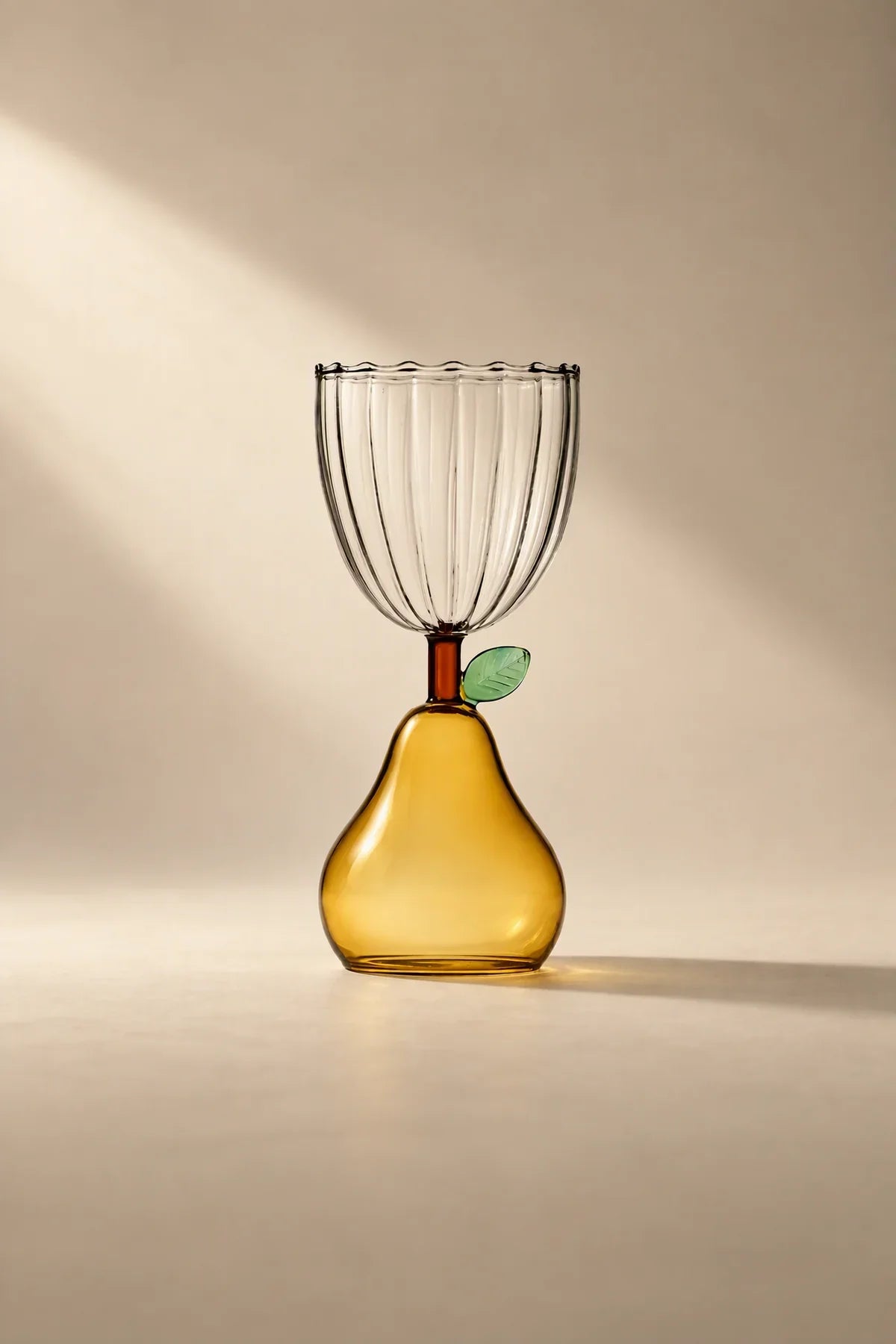 Floating Orchard Multi-Color Borosilicate Glass Dessert Bowl