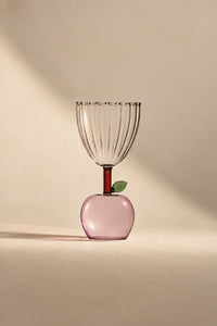 Floating Orchard Multi-Color Borosilicate Glass Dessert Bowl