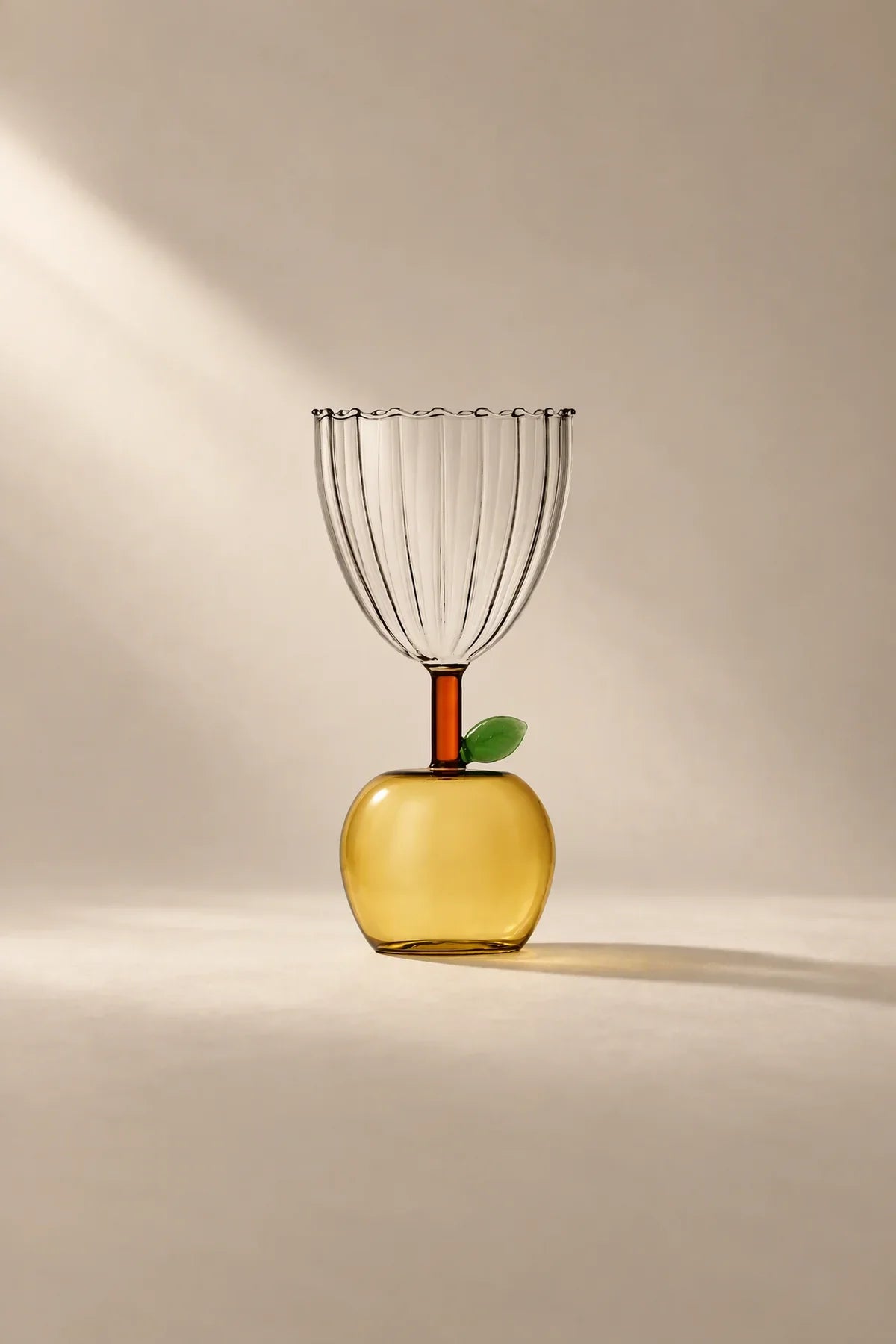 Floating Orchard Multi-Color Borosilicate Glass Dessert Bowl