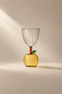Floating Orchard Multi-Color Borosilicate Glass Dessert Bowl