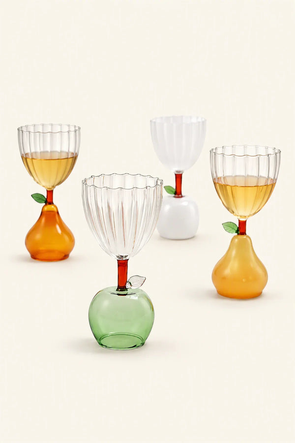 Quiet Fruit Multi-Color Glass Stemware
