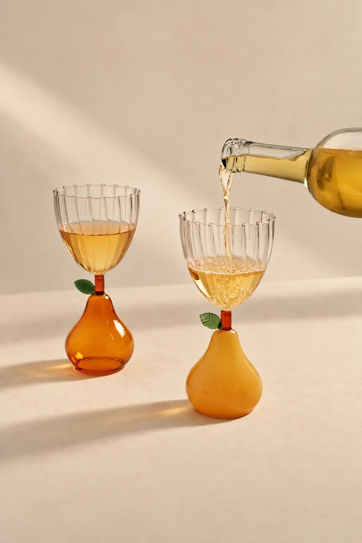 Quiet Fruit Multi-Color Glass Stemware