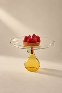 Garden Story Multi-Color Glass Dessert Bowl