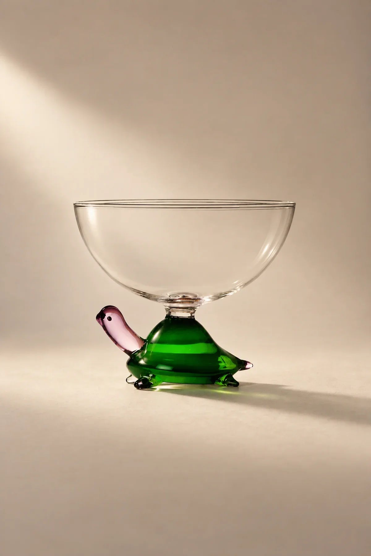 Garden Story Multi-Color Glass Dessert Bowl