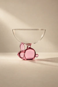 Garden Story Multi-Color Glass Dessert Bowl