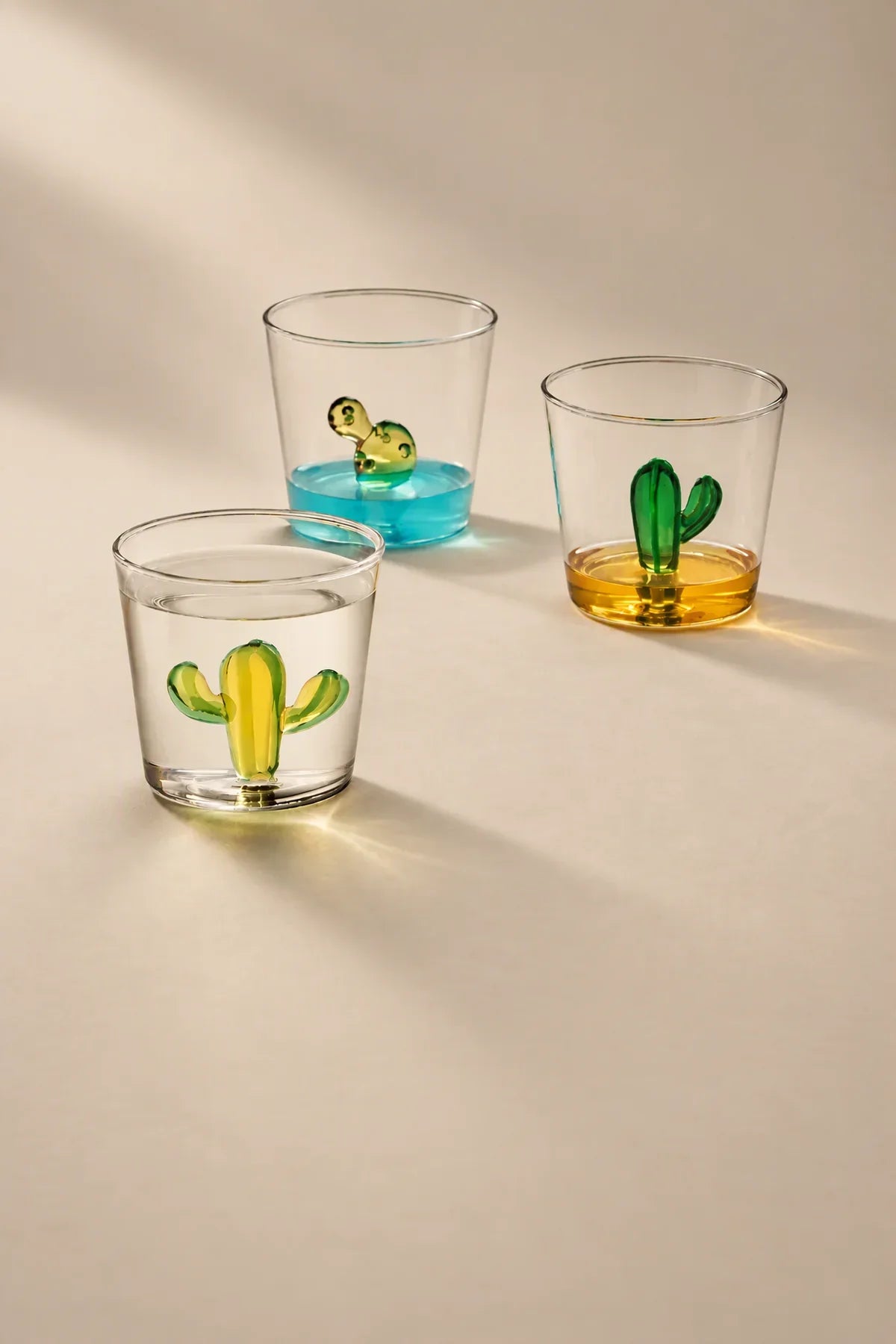 Hidden Garden Clear Glass Tumbler