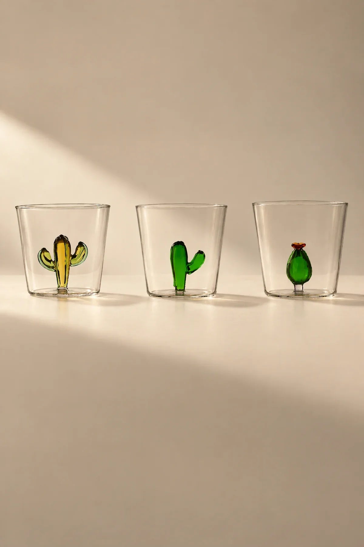 Hidden Garden Clear Glass Tumbler