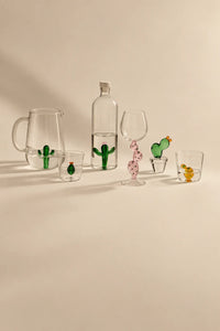Hidden Garden Clear Glass Tumbler