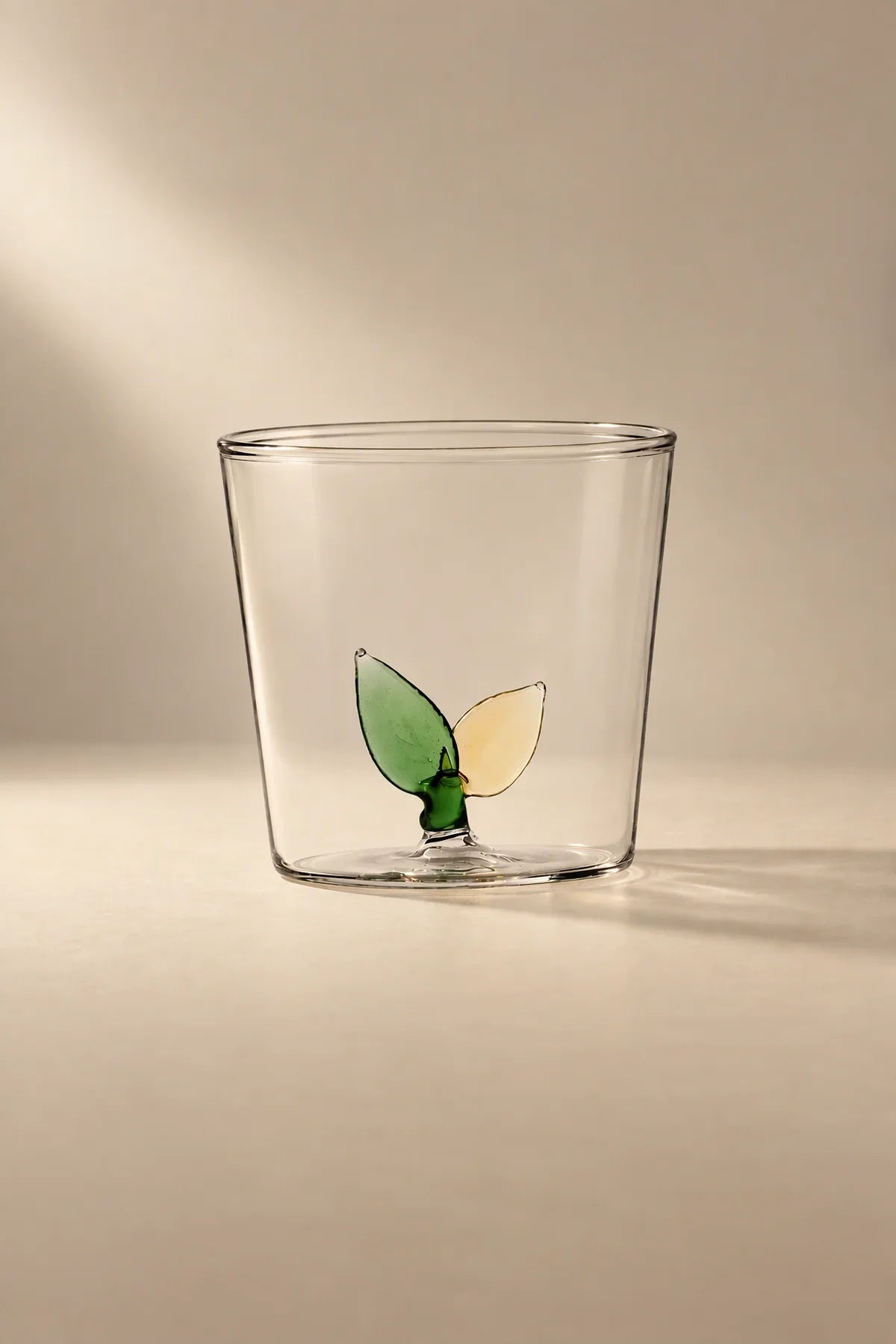 Hidden Garden Clear Glass Tumbler