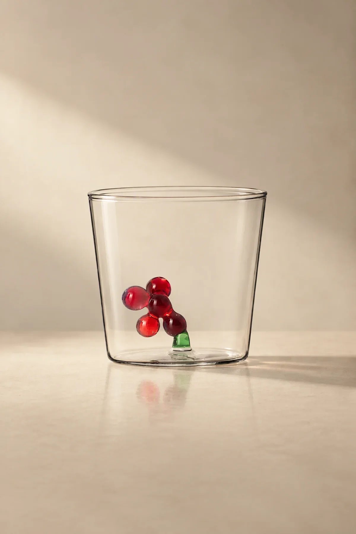 Hidden Garden Clear Glass Tumbler