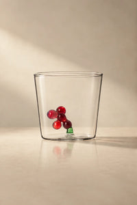 Hidden Garden Clear Glass Tumbler
