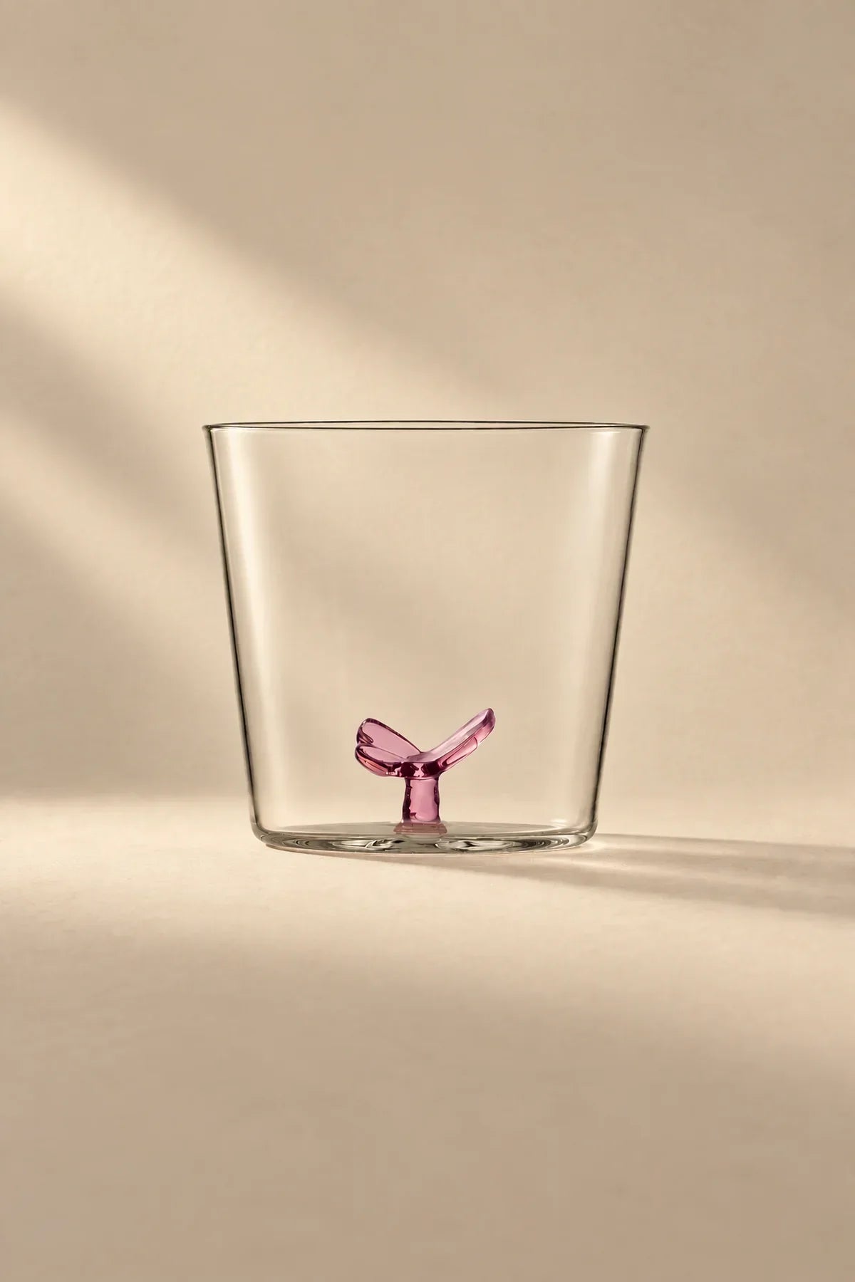 Hidden Garden Clear Glass Tumbler