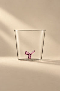 Hidden Garden Clear Glass Tumbler