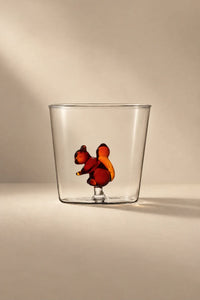Hidden Garden Clear Glass Tumbler
