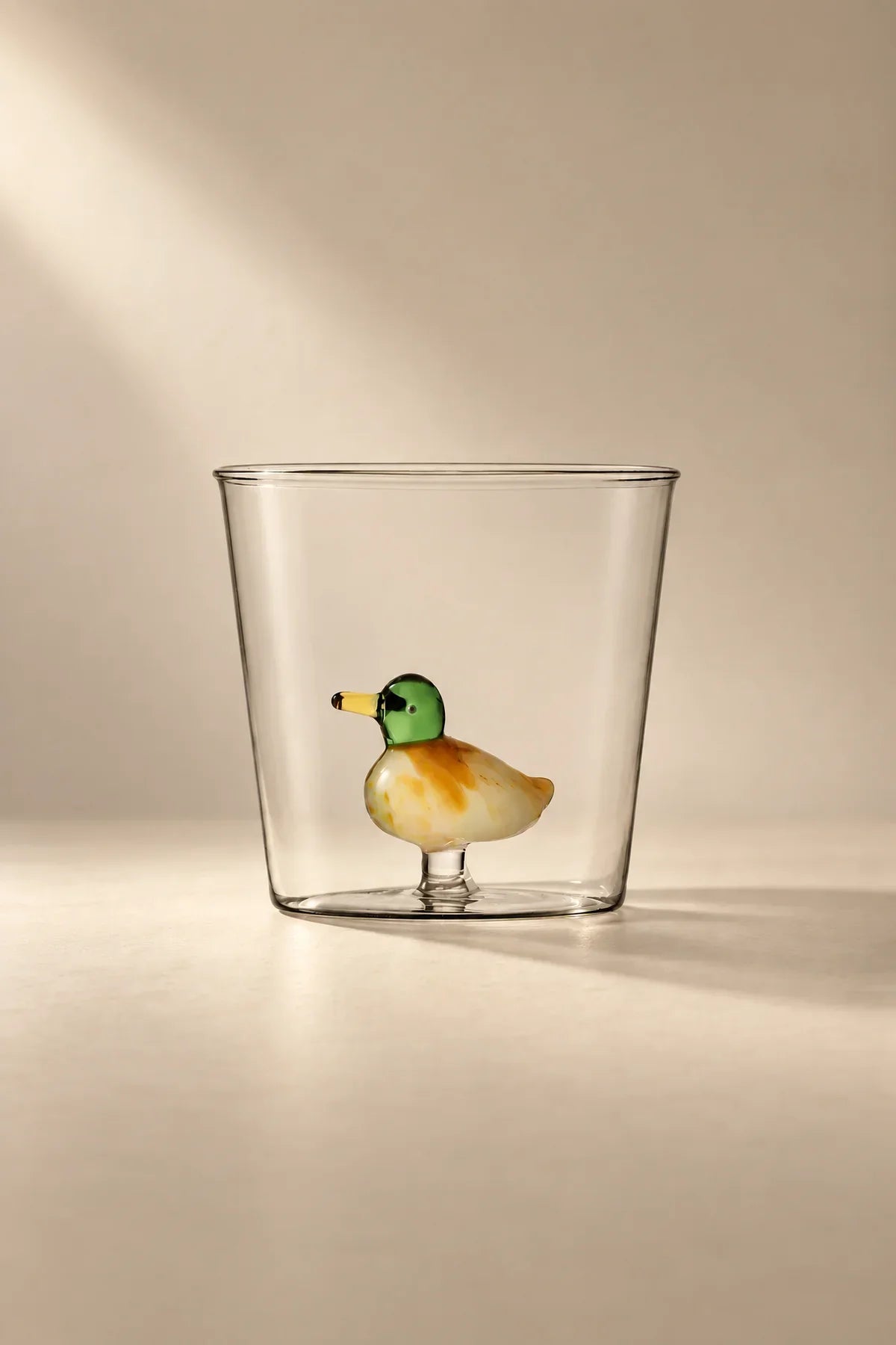 Hidden Garden Clear Glass Tumbler