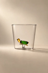 Hidden Garden Clear Glass Tumbler
