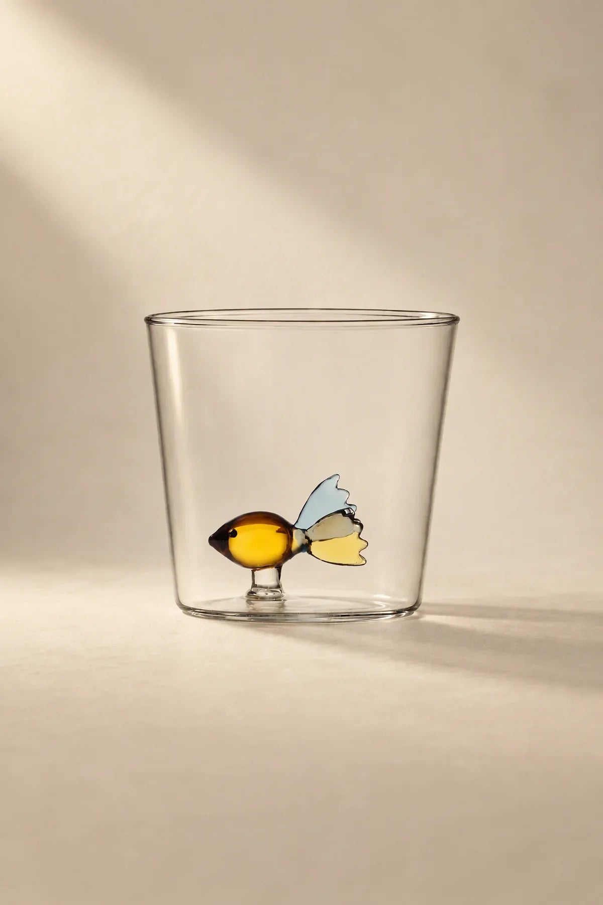 Hidden Garden Clear Glass Tumbler