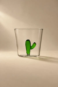 Hidden Garden Clear Glass Tumbler