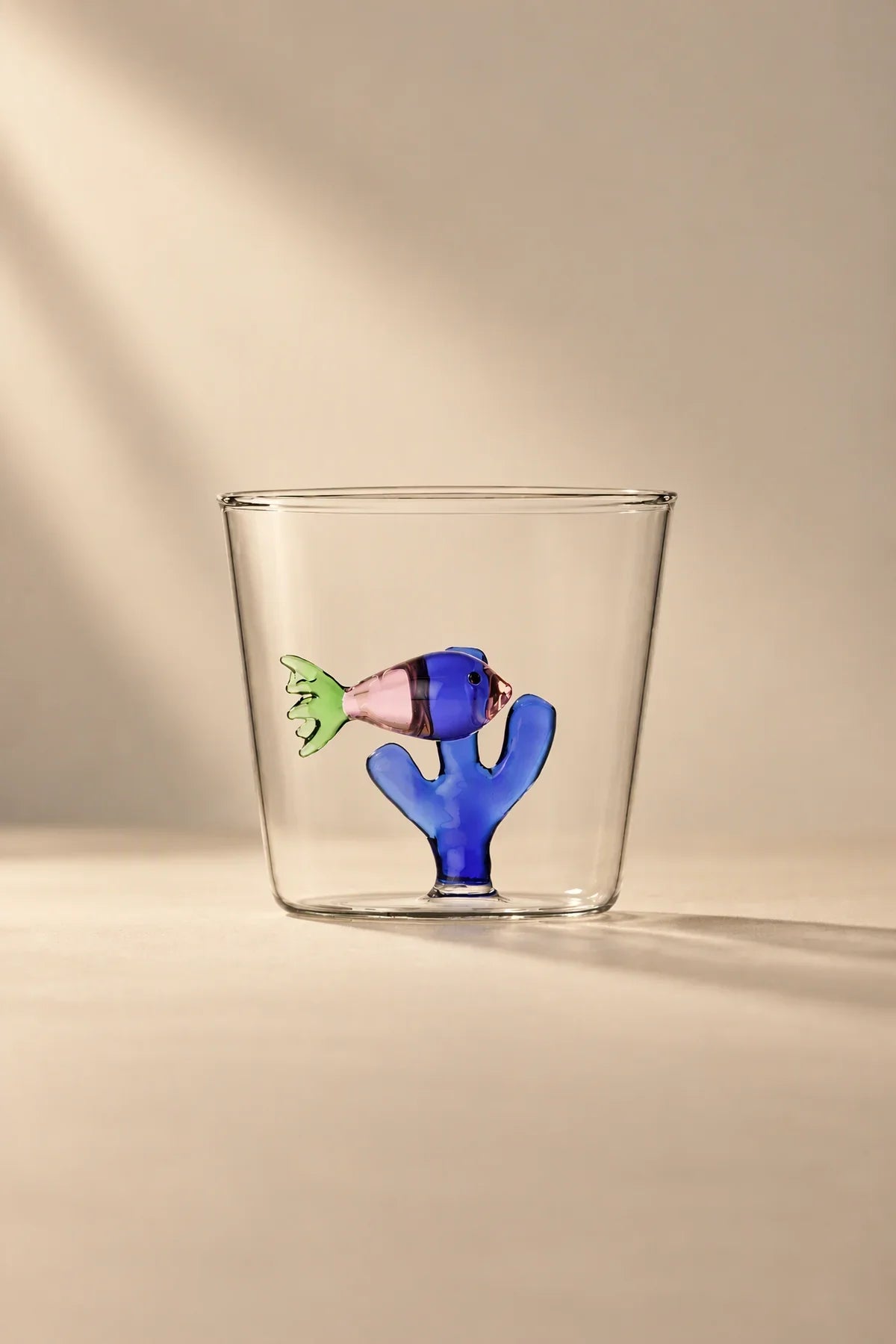Hidden Garden Clear Glass Tumbler
