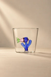 Hidden Garden Clear Glass Tumbler