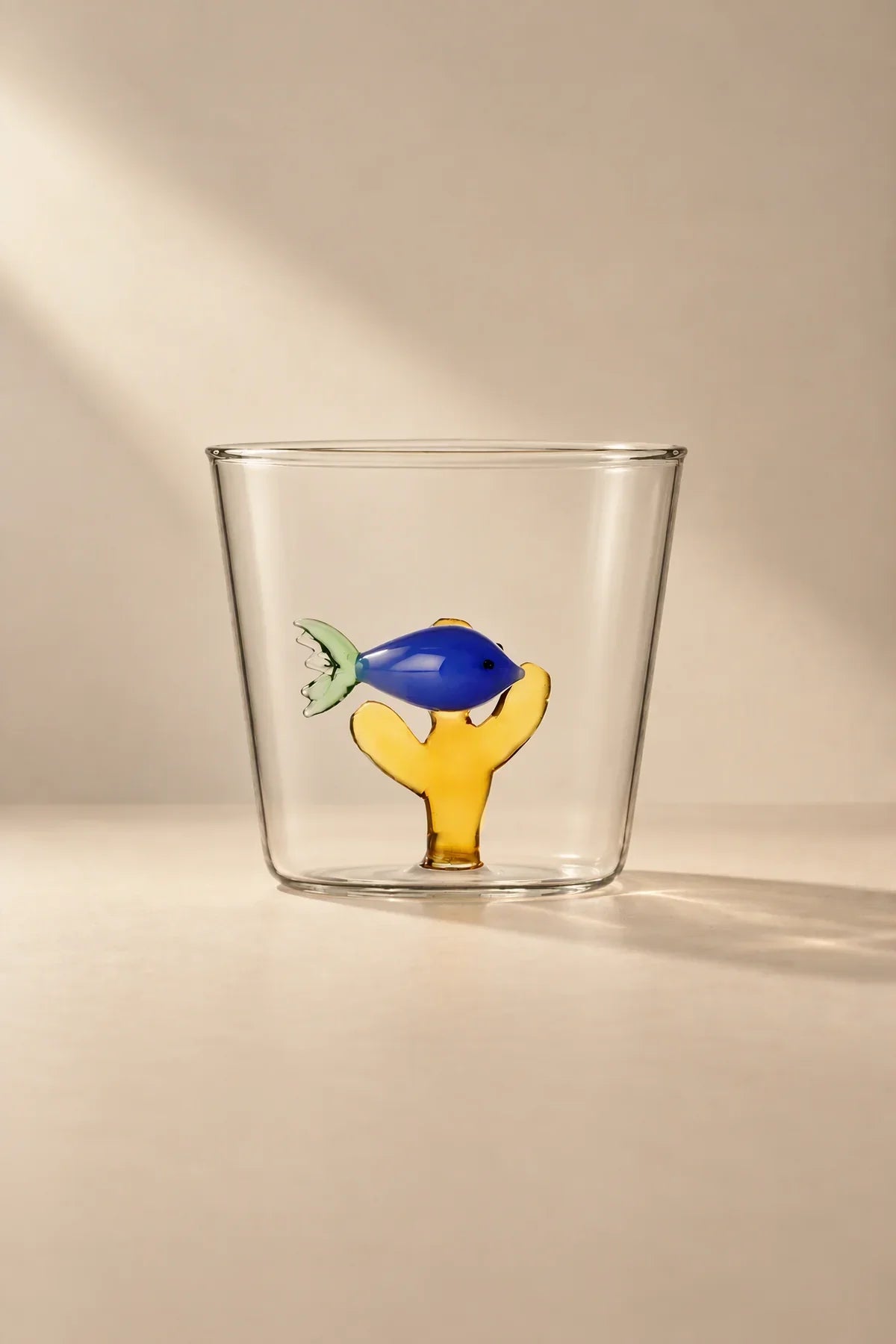 Hidden Garden Clear Glass Tumbler