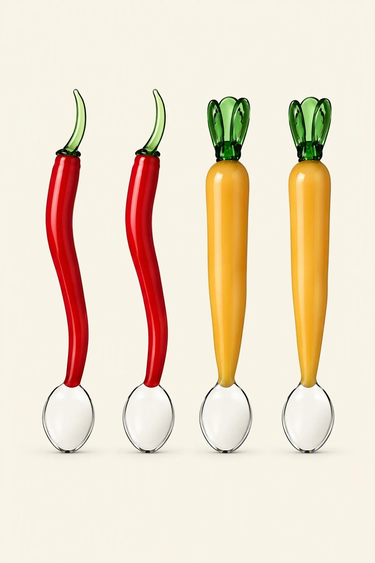 Fresh Picked Multi-Color Glass Stirring Spoon